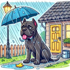 if a Cane Corso can live outside