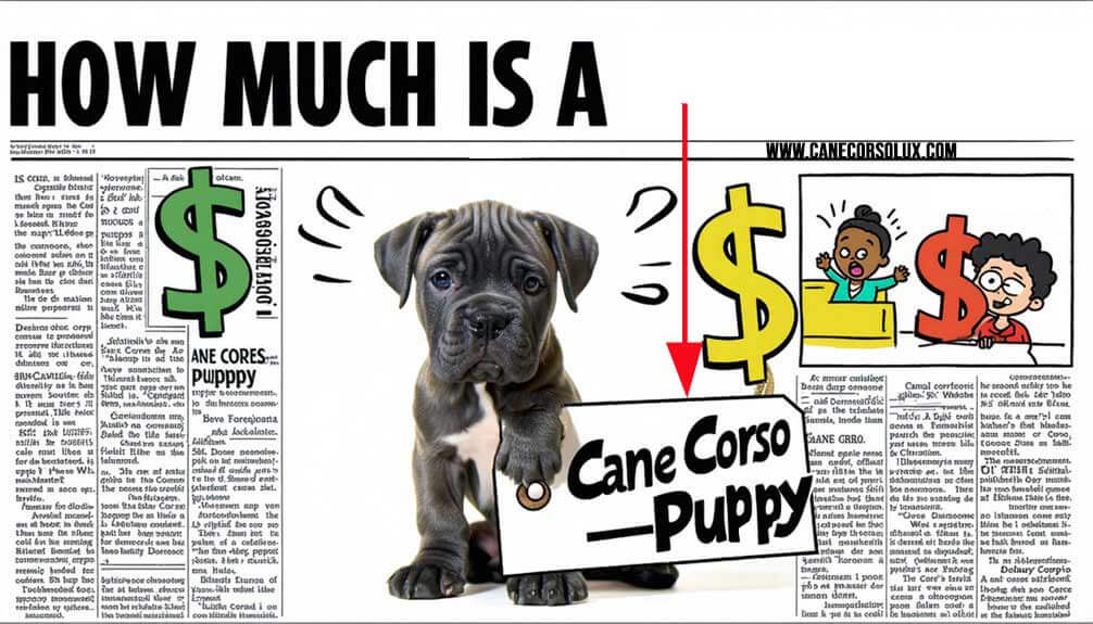 how much is a cane corso puppy